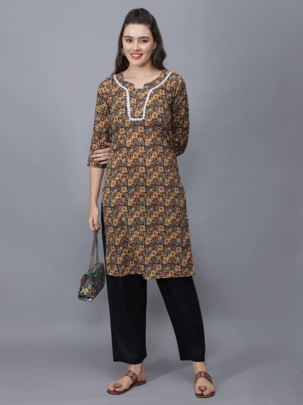 Women's Printed Pure Cotton Kurta - Etraana.com