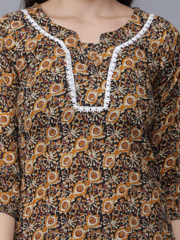 Women's Printed Pure Cotton Kurta - Etraana.com