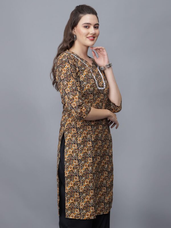 Women's Printed Pure Cotton Kurta - Etraana.com