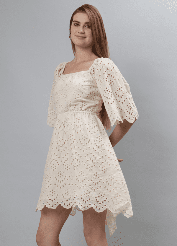 Women's Schiffli Dress-Etraana