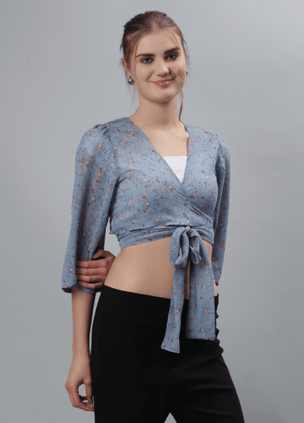 Classic Blue Women’s Shrug - Etraana