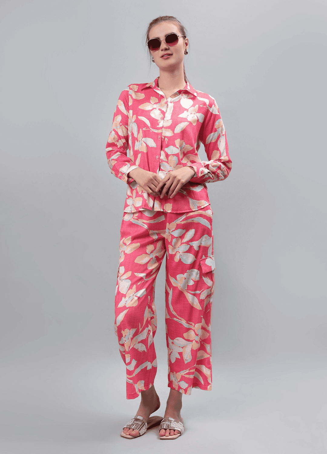 Charming Women's Pink Co-Ord Set - Etraana